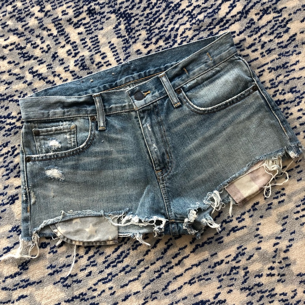 👻 NWOT Ralph Lauren City off jean shorts size 26